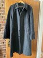 bugatti Mantel Trenchcoat mit Wolle und Kaschmir Herren Gr. 52 in Anthrazit