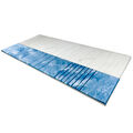 7 Zonen Gel Topper Matratzenauflage Gelschaum Topper 100x200 cm 8 cm