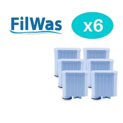 6 x FilWas Wasserfilter kompatibel mit  PHILIPS 2200 Serie EP2220/10