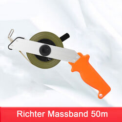 Rollbandmaß 30m/50m Bandmaß Maßband Kapselmaßband Messband Rollmeter Messband DE