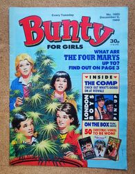 BUNTY MÄDCHEN Picture Story Comic #1665 09/12/89 LONDON JUNGEN