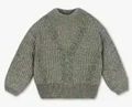 Warmer Chenille Mädchen Pullover Zopfmuster mintgrün NEU mit Etikett