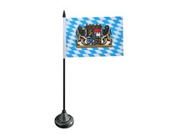 Tischflagge Deutschland Bayern Löwe bayerische Tischfahne 10x15cm