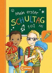 Mein erster Schultag - Jungs (Gelb): Eintragbuch zur Einschulung für J 1146774-2