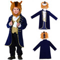 Kinder Jungen Schöne und das Biest Prinz Karneval Fasching Cosplay Kostüm Outfit