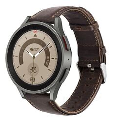 Echtes Leder Armband für Samsung Galaxy Watch 5/5 Pro 45mm 6/6 Classic 43mm 47mm