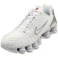 Nike Shox TL Weiße Silber Damenmode Sneaker - 38 EU