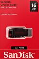 SanDisk 16GB USB Stick Cruzer Blade 16GB USB 2.0 USB Stick USB 2.0 Flash Drive