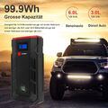 27000mAh Auto KFZ Starthilfe Jump Starter Powerbank 1000A Ladegerät Booster 12V