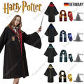 Harry Potter Gryffindor Slytherin Hufflepuff Kostüm Robe Mantel Umhang Krawatte