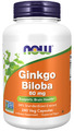 Ginkgo Biloba Extrakt 24% 60 mg 120 - 240 vegetarische Kapseln Now Foods