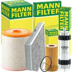 MANN-FILTER INSPEKTIONSPAKET passend für 3.0 TDI AUDI A6 C7 4G -09.18/211-272 PS