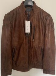 Milestone Lederjacke Echt Leder NEU gr 50 us M