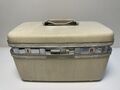 Samsonite Beauty Case Kosmetikkoffer Hartschale Beige Vintage RAR