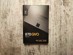 Samsung SSD 870 QVO 8TB / MZ-77Q8T0BW / 2,5" / V-NAND Technology /🔥NEU&OVP🔥HÄNDLER✅  RECHNUNG✅  GARANTIE✅ VERSIEGELTE NEUWARE✅DHL✅