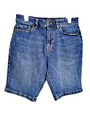 Herren Next Mid Blue Denim schmale Passform Shorts, kurze Länge, Taille 30"" x L9"" sehr guter Zustand