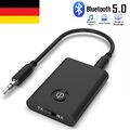 Bluetooth 5.0 Musik Stereo Sender Receiver Audio Transmitter Adapter Empfänger