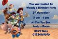 Personalisierte Toy Story 1 2 3 Geburtstag Party Einladungen - 12er Pack