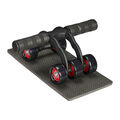 Bauchroller Bauchmuskeltrainer Ab-Roller Fitnessrolle Bauchrad 5 Räder stabil