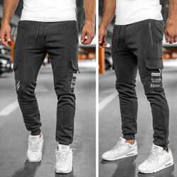 Sporthose Hose Cargohose Jogger Trainingshose Fitness Motiv Herren BOLF Classic