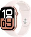 Apple Watch Series 10 46mm Aluminium Rosegold Cellular 4G M/L /Garantie/Sehr Gut