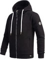 A. Salvarini Herren Sweatjacke Kapuzenpullover Jacke Kapuze Hoodie Sweater AS296