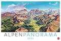 Alpenpanorama Edition 2025 - Die Kunst der Panoramakarten Kalender Spiralbindung
