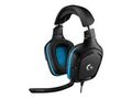 LOGITECH G432 GAMING HEADSET 3.5mm 981-000770 Kabel schwarz Over-Ear