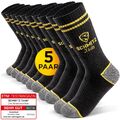 5 Paar Arbeitssocken Arbeit Socken Baumwolle Herren Socken Work - Schmitz.Tools