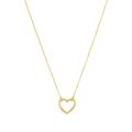 Amor Kette mit Anhänger 925 Sterling Silber Damen Halsschmuck, 42 cm, Gold,