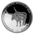 1 UNZE 999 SILBER - LUNAR OCHSE / KELTISCHE TIERE - SILBERMÜNZE - SILBERBARREN