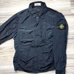 STONE ISLAND Nylon Metal Full Zip Badge Overshirt/Jacke Small