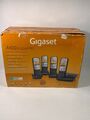 Gigaset A400A Quadro DECT/GAP Schnurloses Telefon Anrufbeantworter Schwarz