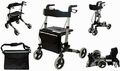 Alu Rollator klappbar Leichtgewichtsrollator Laufhilfe Gehhilfe Gehwagen Neu