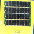 4 x 1MB Simm RAM 30pin 9x, also parity