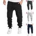 Herren Winter Sporthose Trainingshose Jogger Hose Jogginghose Gym Sweatpants