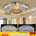 60cm Luxus Kristall Deckenlampe LED Deckenleuchte Dimmbar Wohnzimmerlampe