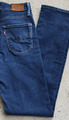 Neu Levis 724 high rise straight Damen Jeans Gr. W 25L30 Baumwolle Elasthan blau