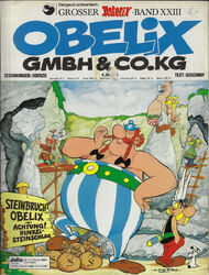 Asterix Band 23 SC "Obelix GmbH & Co.KG" 1978 Z2- 1.A Delta Uderzo Goscinny