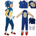 Kinder Jungen Sonic The Hedgehog Jumpsuit Cosplay Kostüm Party Halloween Gifts .