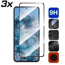 3x Panzerfolie aus Echtglas / Display 9H Schutzglas für ASUS ROG Phone 8 / 8 Pro