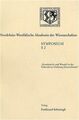 Nordrhein-Westfälische Akademie der Wissenschaften / Kontinuität und Wandel in d