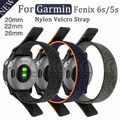 Nylon Armband Loop Band für Garmin Fenix 6S/6/6X Pro/5S/5/5X Plus/7S/7/7X Solar