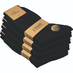 12 Paar Herren Business Socken 100% Baumwolle ohne Naht ohne Gummi handgekettelt