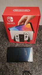 Nintendo Switch OLED-Modell HEG-001 64GB Handheld-Spielekonsole - Weiß