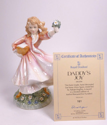 ROYAL DOULTON FIGUR DADDY'S JOY HN3294 - MÄDCHEN MIT BLUMEN