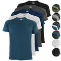 T-Shirt Herren Basicshirt Männer 5er Set Pack tshirt set Rundhals S - 5XL