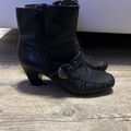 Stiefelette Tamaris schwarz echt Leder Gr. 37