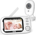 GHB Babyphone mit Kamera und Nachtsicht 3,5 Zoll Video Babyphone VOX 8