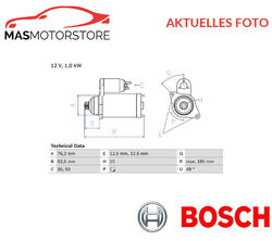 MOTOR ANLASSER STARTER BOSCH 0 986 020 220 P NEU OE QUALITÄT